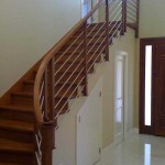 Fremont stair and handrail, maple with stainless steel balusters - 8