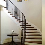 Menlo Park stair with walnut treads and painted risers - 1