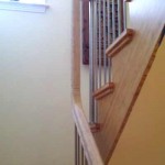 Palo Alto stair and handrail, bamboo with stainless steel posts and balusters - 13
